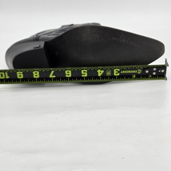 Steve Madden James Western Boots Womens Size 8.5 Black Leather Tall Cowgirl Boho - Picture 9 of 12